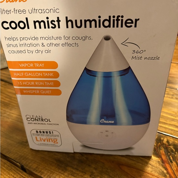 Crane Ultrasonic Cool Mist Humidifier - Picture 2 of 5